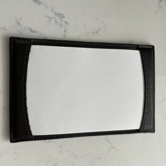 Vintage Luxury Genuine Leather Credit Card Notes Holder Brown Sz OS NWOT - Picture 8 of 8